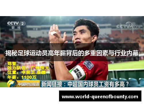 揭秘足球运动员高年薪背后的多重因素与行业内幕